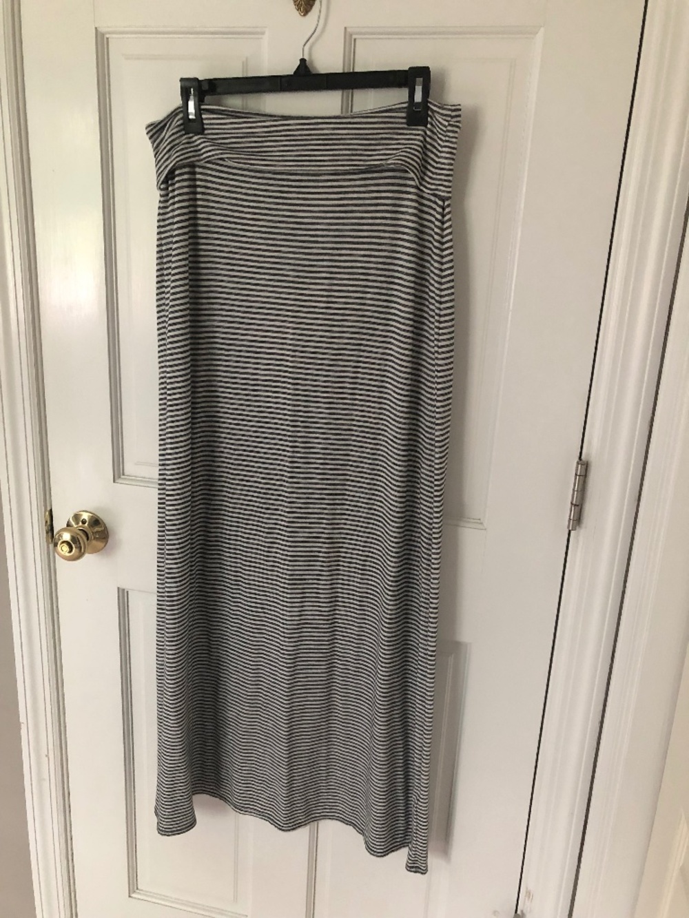 Max Studio striped maxi skirt